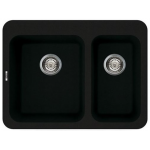 Elleci Fox330 花崗岩廚房台上石盆 (黑色)